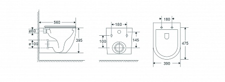 Подвесной унитаз безободковый Terminus Енисей Монолит 560х390 белый Наро-Фоминск - фото 8 Подвесной унитаз безободковый Terminus Енисей Монолит 560х390 белый Наро-Фоминск - фото 8